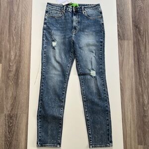 Sandrine Rose x Free People Distressed Skinny Jeans 30